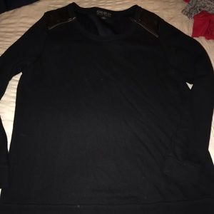 Simple black sweater